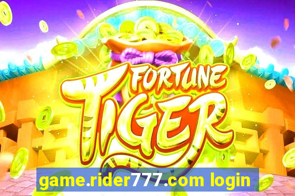 game.rider777.com login